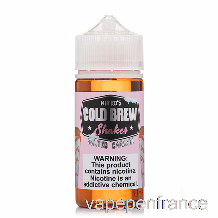 Caramel Salé - Infusion Froide Nitros - Stylo Vape 100 Ml 3 Mg